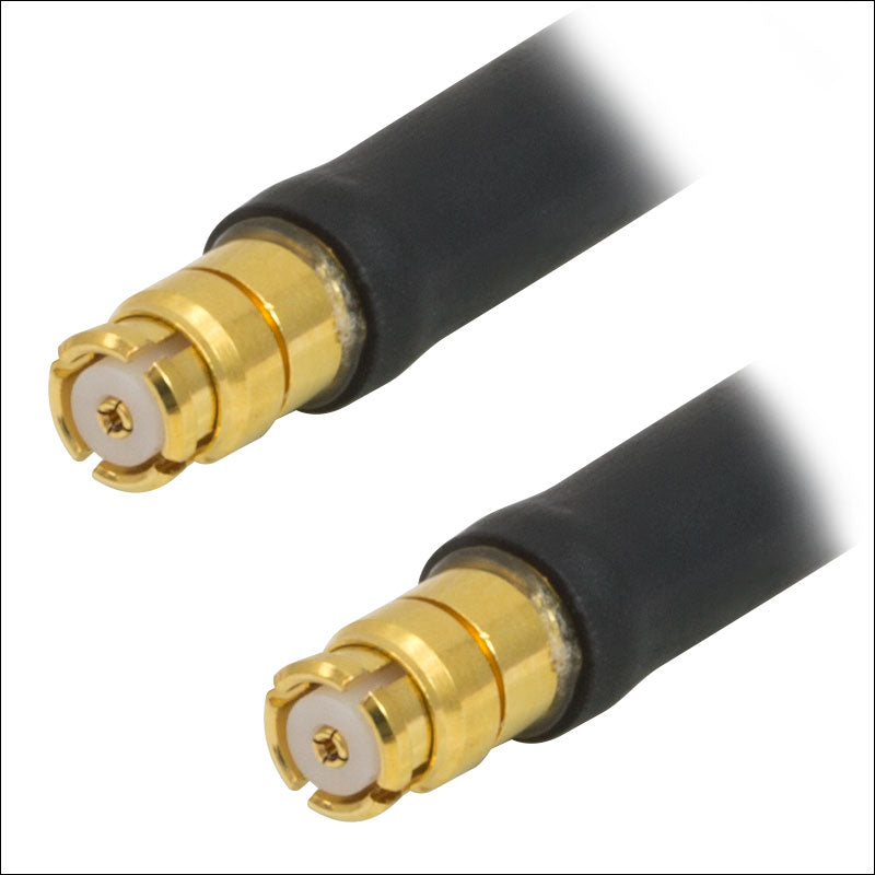 T-GFF6 - Microwave Cable, SMP Female to SMP Female, 6" (152 mm)