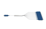RB-PLC-108-MIN-SCU mini format PLC splitter 1x8, SC/UPC connectors, 1m cables, for PON or CATV