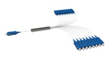 RB-PLC-116-MIN-SCU mini format PLC splitter 1x16, SC/UPC connectors, PON or CATV, 1m cords