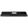 POE-RM-08 - 8 port Full 8 pin Cat6 RJ45 2.5G/Gigabit Ethernet surge protector with PoE support 19" rack mountable, modular
