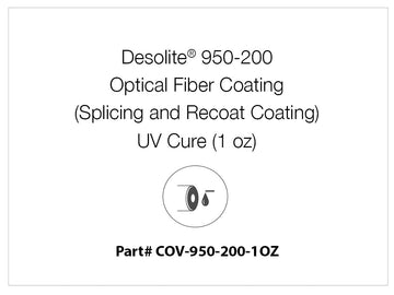 Desolite® 950-200 Optical Fiber Coating (Splicing and Recoat Coating), UV Cure (1 oz)