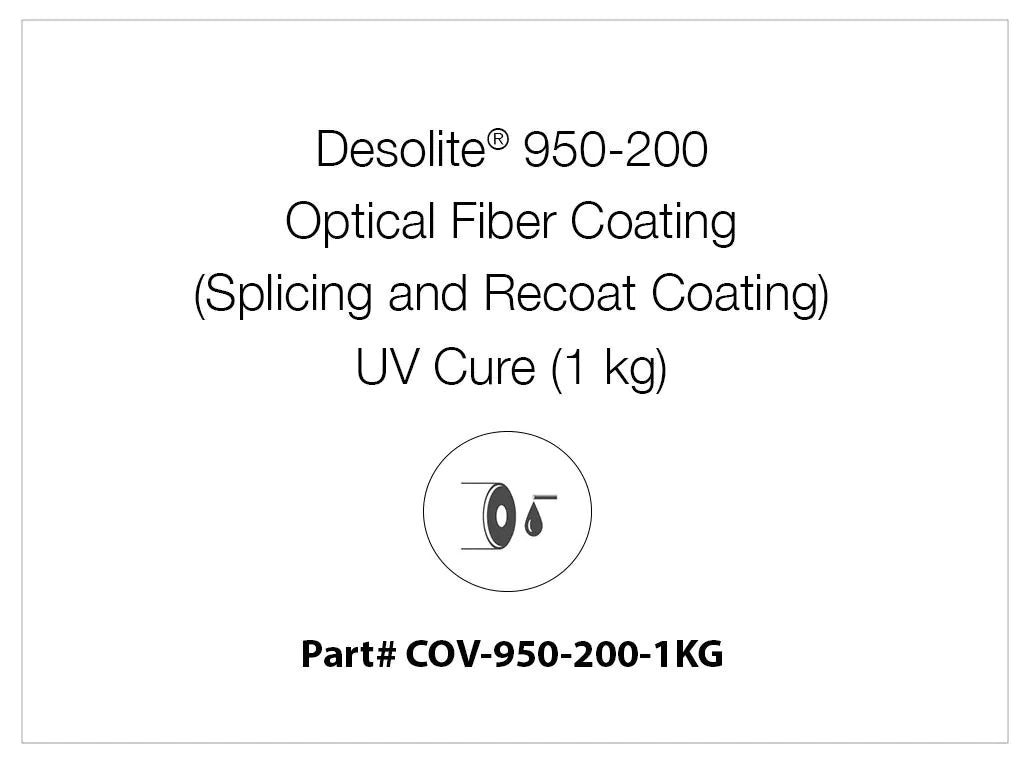 Desolite® 950-200 Optical Fiber Coating (Splicing and Recoat Coating), UV Cure (1 kg)