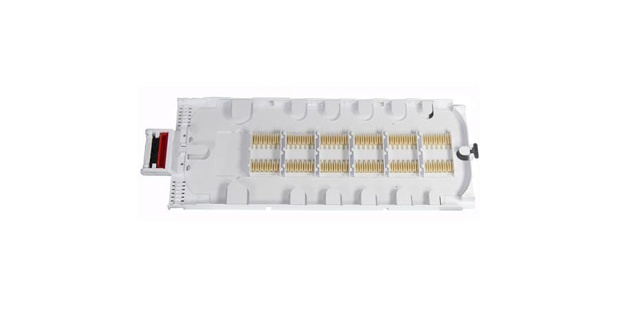 Commscope 426579-000 FOSC Splice Tray Kit, Clear Cover With 6 SM-6 Splice Modules, Tie-wraps
