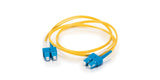 8m SC-SC 9/125 OS2 Duplex Single-Mode PVC Fiber Optic Cable - Yellow