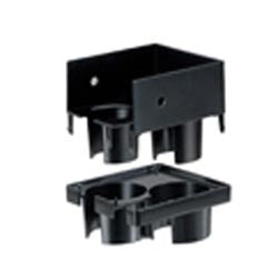 Spill-Outs To 1.5 in. Inside diameter corrugated Tubing, 2-port black spill-out