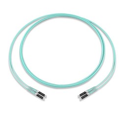 CORNING  050502T5120001M Fiber Optic Jumper, Two Fiber OM3 Multimode 2.0MM ZIPCORD LC/LC 1 Meter
