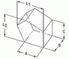 T-PS932 - 20 mm Penta Prism, 14 mm x 14 mm Clear Aperture