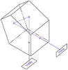 T-PS931 - 10 mm Penta Prism, 7 mm x 7 mm Clear Aperture