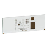 T-R1L3S5P - Positive Combined Resolution and Distortion Test Target, 3" x 1"