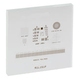 T-R1L1S1P - Positive Combined Resolution and Distortion Test Target, 18 mm Square