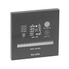 T-R1L1S1N - Negative Combined Resolution and Distortion Test Target, 18 mm Square
