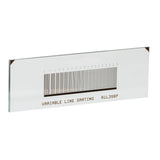 T-R1L3S6P - Positive Variable Line Grating Test Target, 3" x 1"