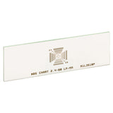 T-R1L3S10P - Positive NBS 1952 Resolution Target, 3" x 1", 2.4 to 80 lp/mm