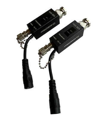 RB-12GSDI-MINI 12G SDI over SM/MM fiber extender single strand, SMPTE 2082 (2160p@60Hz UHD), Industrial hardened, miniature format, SET of TWO