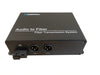 RB-AUDIO02 two XLR balanced audio channels over fiber extender (Transmitter and Receiver) SET of TWO, single strand SMF 20Km or MMF 1Km reach, SC connector