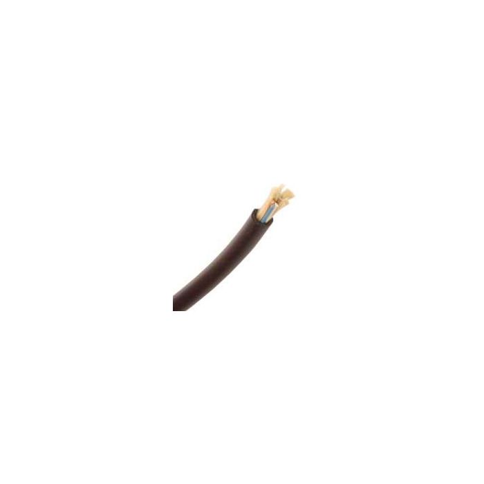 TLC Indoor/Outdoor Fiber Optic Cable, 24 Fiber, Singlemode 9/125um, Riser, Black (per meter)