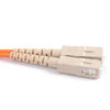 Fiber Optic Patch Cable, SC PC to SC PC, 3mm Simplex MM ClearCurve OM2 Fiber
