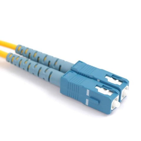 Fiber Optic Patch Cable, SC to SC UPC-UPC, 2 meters, 3mm, Simplex, SM | Plus Corning® SMF-28® Ultra Fiber