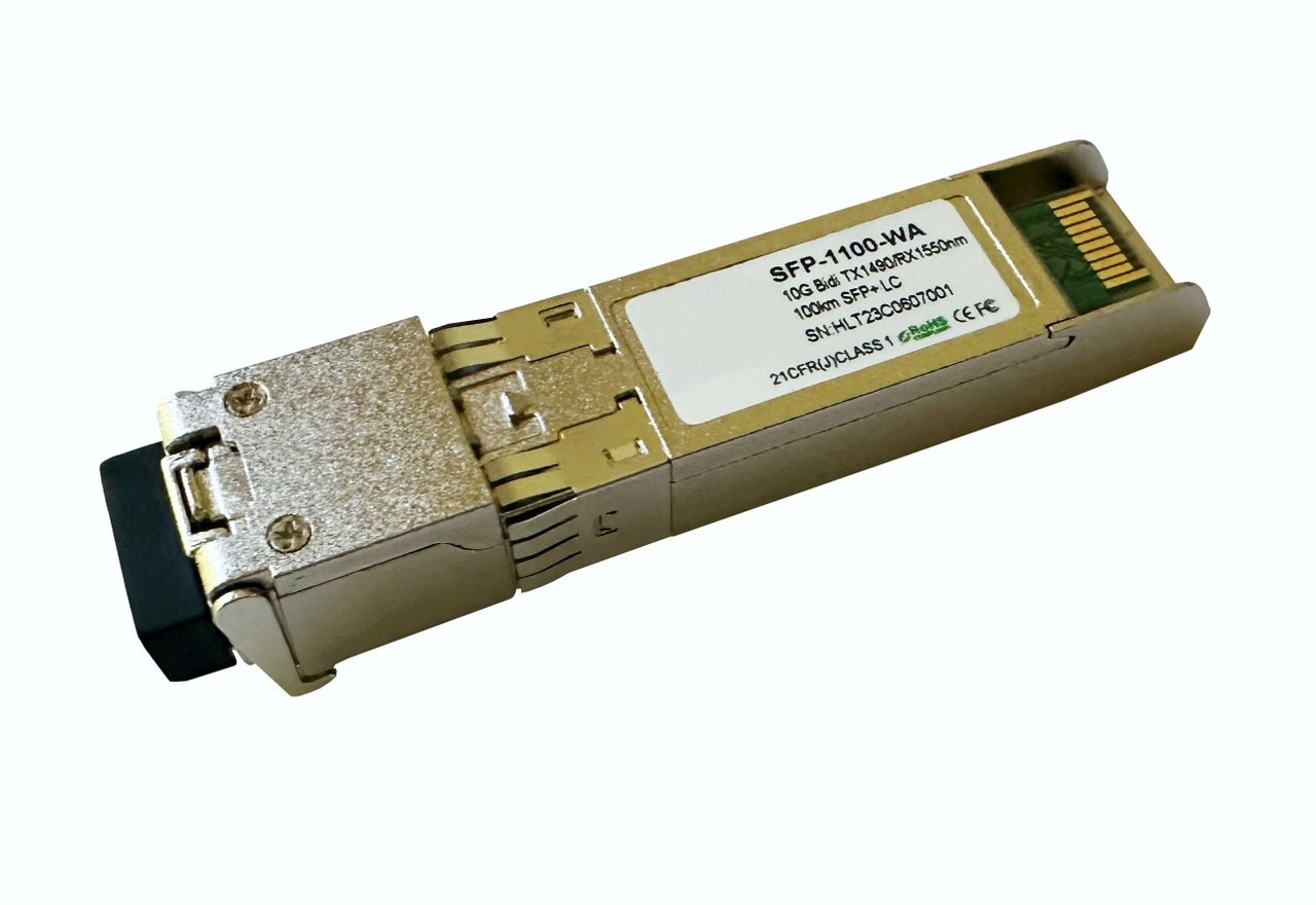 SFP+ 10G BiDirectional optical module, single strand Tx:1490/Rx:1550nm ...