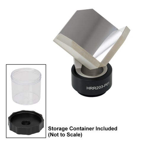 T-HRR203-P01 - N-BK7 Hollow Retroreflector, Ø1.8" Clear Aperture, Protected Silver Coating, SM1-Threaded Mount