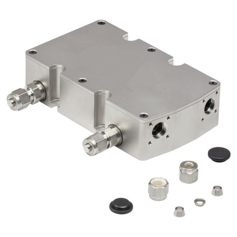 T-MGC3C-P01 - Multipass White Cell, OPL = 3.2 m, Spherical Silver-Coated Mirrors, 1/4" OD Tube Fittings