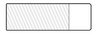 Wrap label for for G15M-Pro label maker, white, 14mm x 12mm + 28mm, 180 pcs/roll, 20 rolls/pack