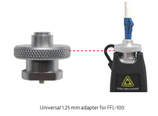 Viavi FFL-100 Ruggedized Visual Fault Locator 2.5mm & 1.25mm