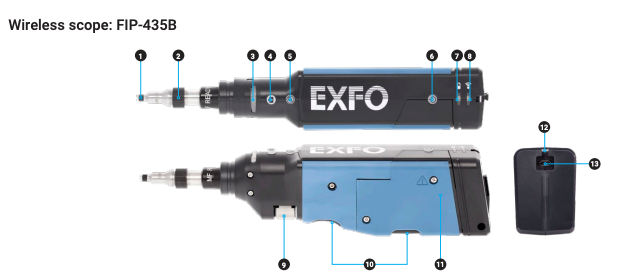 MAXFIPP2XFOAXX EXFO Intelligent Connector & Fiber Certifier 7" Display