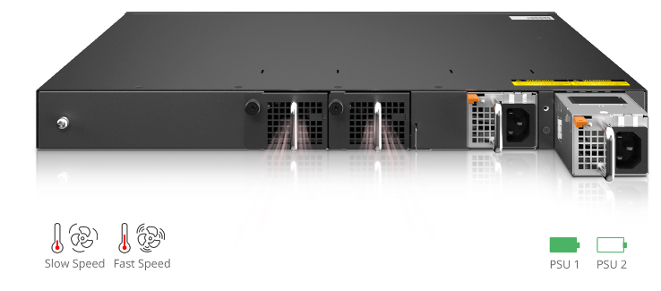 Fs Switch Stack FS-S5860-20SQ, 24-Port Ethernet L3 Switch, 20 x 10Gb SFP+, with 4 x 25 ...