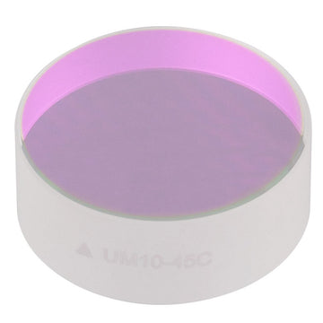 T-UM10-45C - Ø1" Low GDD Ultrafast Mirror, 1400 nm - 1700 nm, 45° AOI