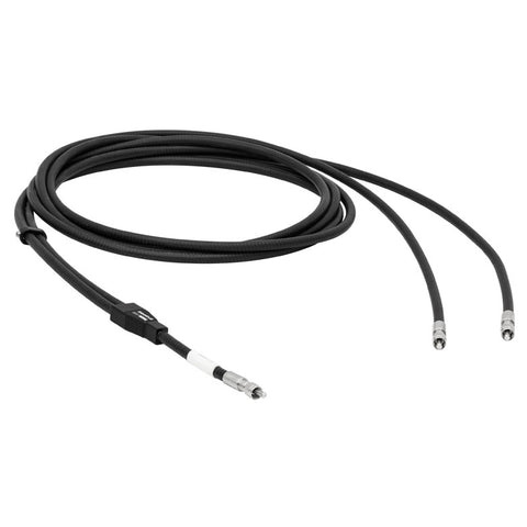 T-BFY200HS02 - Bifurcated Fiber Bundle, Ø200 µm, High OH, SMA905, 2 m