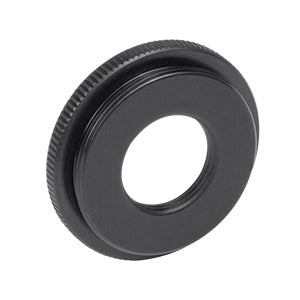 T-SM1A6FW - Adapter with External SM1 Threads and Internal SM05 Threads, Knurled Edge