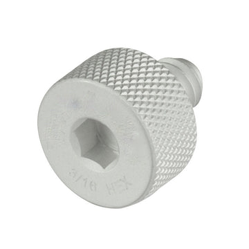 T-TS25HV - 3/16" Hex-Locking Thumbscrew, 1/4"-20 Thread, Vacuum Compatible