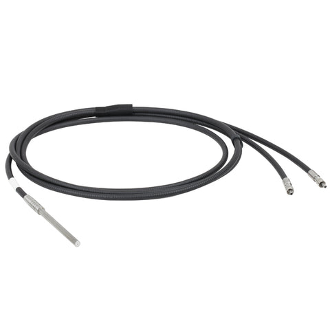 T-RP24 - Reflection Probe with Linear Leg, Ø200 µm, High-OH (250 - 1200 nm), SMA to Ø1/4" Probe, 2 m Long