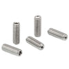 T-SS25S075V - 1/4"-20 Vacuum-Compatible Vented Setscrew, 316 Stainless Steel, 3/4" Long, 5 Pack