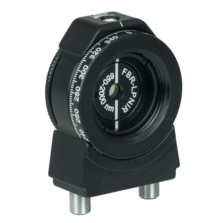 T-FBR-LPNIR - Rotating Linear Polarizer Module, 650 - 2000 nm, Ø2.5 mm CA