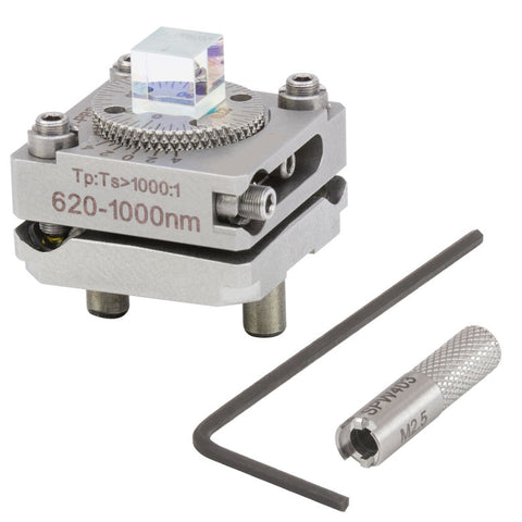 T-FBT-PBS052 - Polarizing FiberBench Beamsplitter Module, 620 - 1000 nm