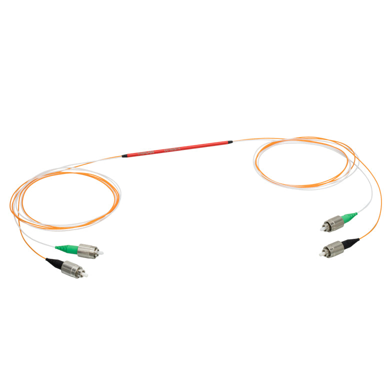 T-DC780SEFA - 2x2 Double-Clad Fiber Coupler, 780 nm, Connectors