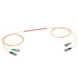 T-DC780SEFA - 2x2 Double-Clad Fiber Coupler, 780 nm, Connectors