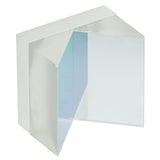 T-HRS1015-F01 - 1" x 1" Hollow Roof Prism Mirror, UV Enhanced Aluminum