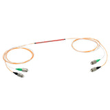 T-DC530SEFA - 2x2 Double-Clad Fiber Coupler, 530 nm, Connectors