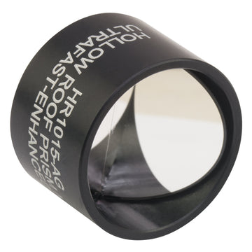 T-HR1015-AG - Ø1" Mounted Hollow Roof Prism Mirror, Ultrafast-Enhanced Silver