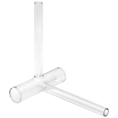 T-GC252 - Empty Glass Cell with Ø25 mm Fused Windows, 100 mm Long, Two Fill Tubes