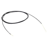 T-FT900KK - Black Ø900 µm Hytrel Furcation Tubing with Kevlar Threads, Unit Pricing Per Meter
