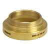 T-M32M40S - Brass Microscope Adapter with External M32 x 0.75 Threads and Internal M40 x 0.706 Threads