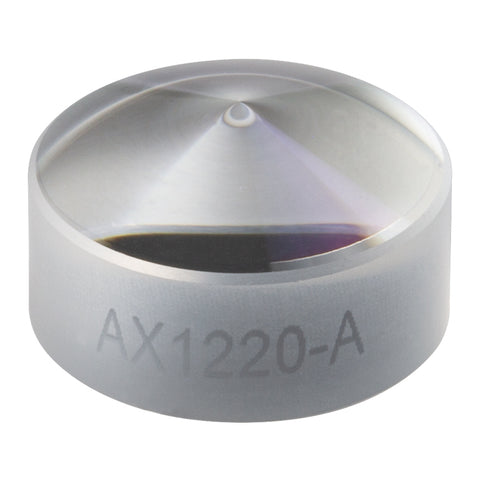 T-AX1220-A - 20.0°, 350 - 700 nm AR Coated UVFS, Ø1/2" (Ø12.7 mm) Axicon