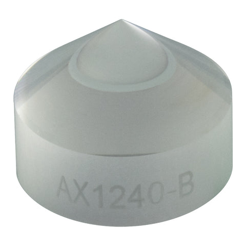 T-AX1240-B - 40.0°, 650 - 1050 nm, AR Coated UVFS, Ø1/2" (Ø12.7 mm) Axicon