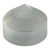 T-AX1240-C - 40.0°, 1050 - 1700 nm AR Coated UVFS, Ø1/2" (Ø12.7 mm) Axicon