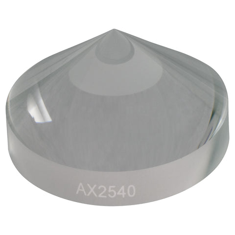 T-AX2540 - 40.0°, Uncoated UVFS, Ø1" (Ø25.4 mm) Axicon