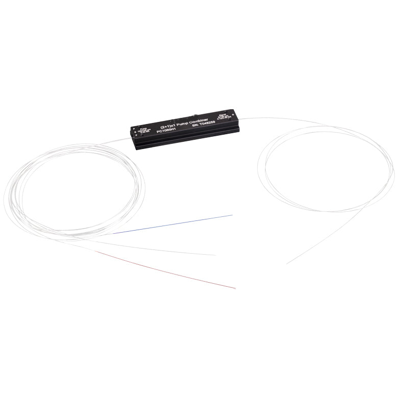 T-PMC1060H3 - (2+1)x1 Pump and PM Signal Combiner, Ø7 µm Core Signal, High-Power Package